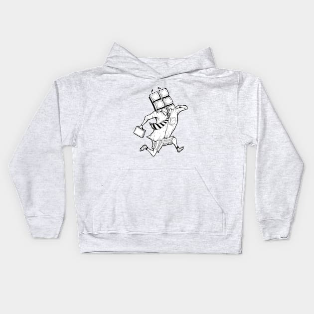 Delayed Dessert Kids Hoodie by The Ordinary Artist